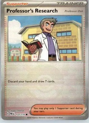 Professor’s Research - Poke Ball - SV: Prismatic Evolutions - 122/131 - Holo NM - Pokémon Card Single