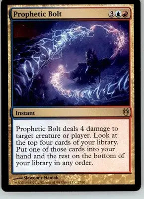 Prophetic Bolt - Duel Decks: Izzet vs. Golgari - 27 - MP Magic: The Gathering - Magic Card Single