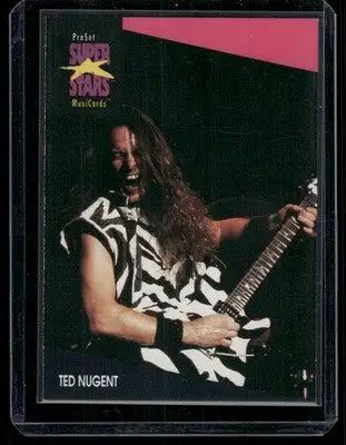 ProSet Super Stars MusiCards Ted Nugent #212 - Other