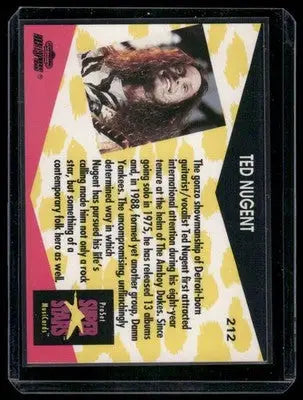 ProSet Super Stars MusiCards Ted Nugent #212 - Other