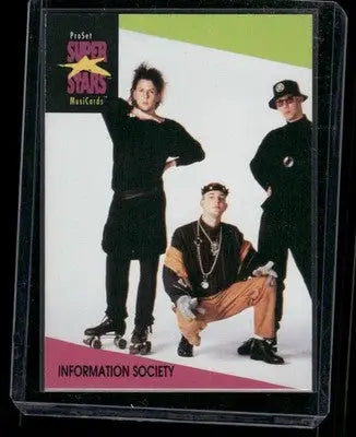 ProSet Super Stars MusicCards Information Society #54 - Non-Sports Card Single