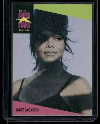 ProSet Super Stars MusicCards Janet Jackson #60 - Non-Sports Card Single