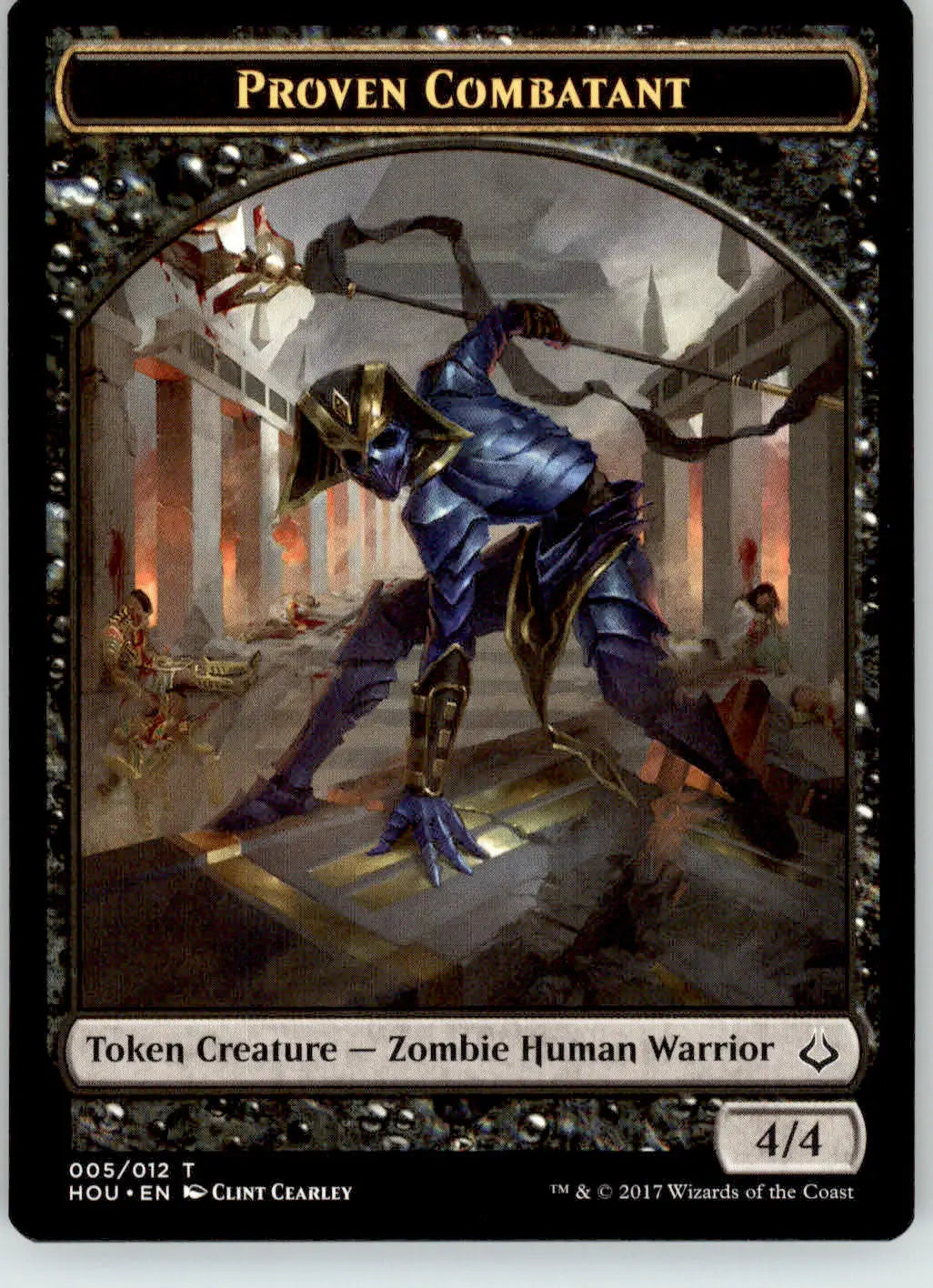 Proven Combatant // Zombie Token - Hour of Devastation - 5 // 20 - NM Magic - Magic Card Single