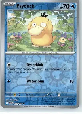 Psyduck - SV: Scarlet & Violet 151 - Reverse Holo NM - #054/165 - Pokémon Card Single