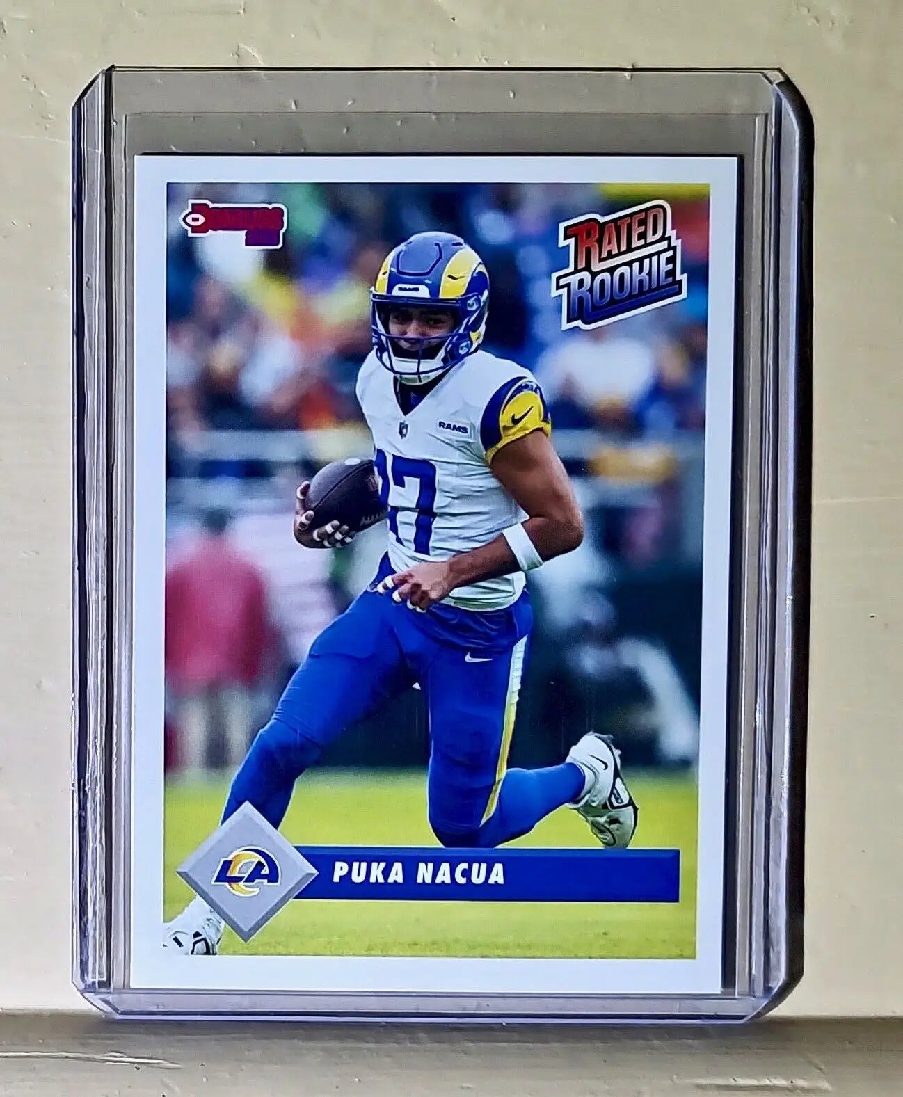 Puka Nacua 2023 Panini NFL Rated Rookie Retro #18 Football Card Rams 1/629 - Football Card Single