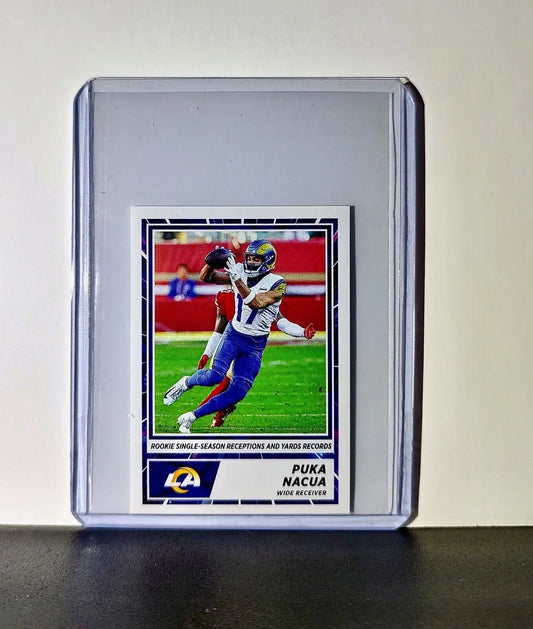 Puka Nacua 2024 Panini NFL Sticker #30 Los Angeles Rams