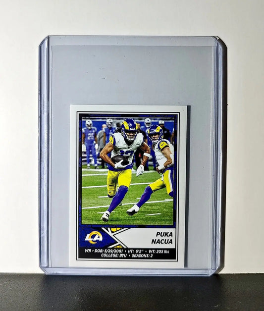 Puka Nacua 2024 Panini NFL Sticker #511 Los Angeles Rams - Football Card Single