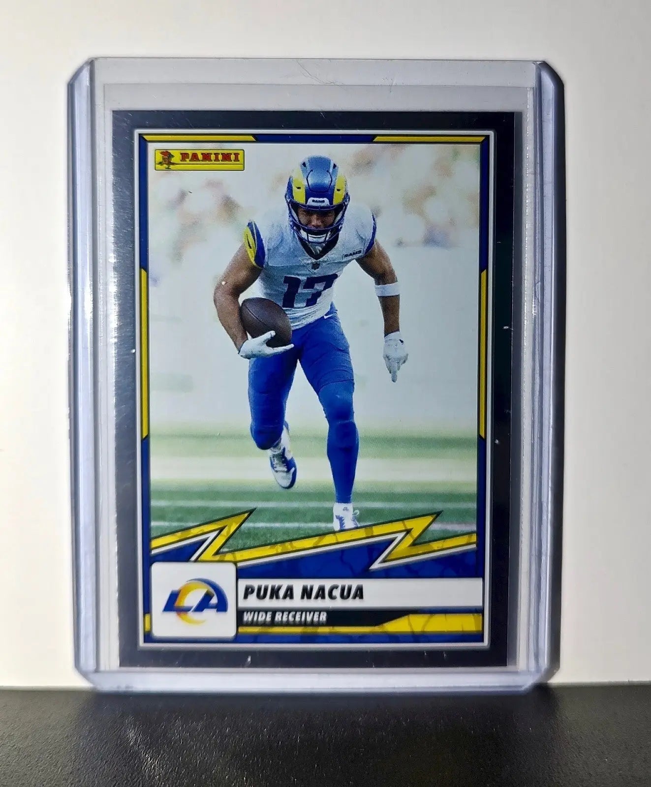 Puka Nacua 2025 Panini NFL #19 Foil Sticker Card Los Angeles Rams - Football Card Single