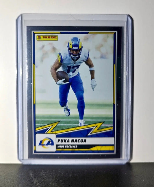 Puka Nacua 2025 Panini NFL #19 Foil Sticker Card Los Angeles Rams - Football Card Single