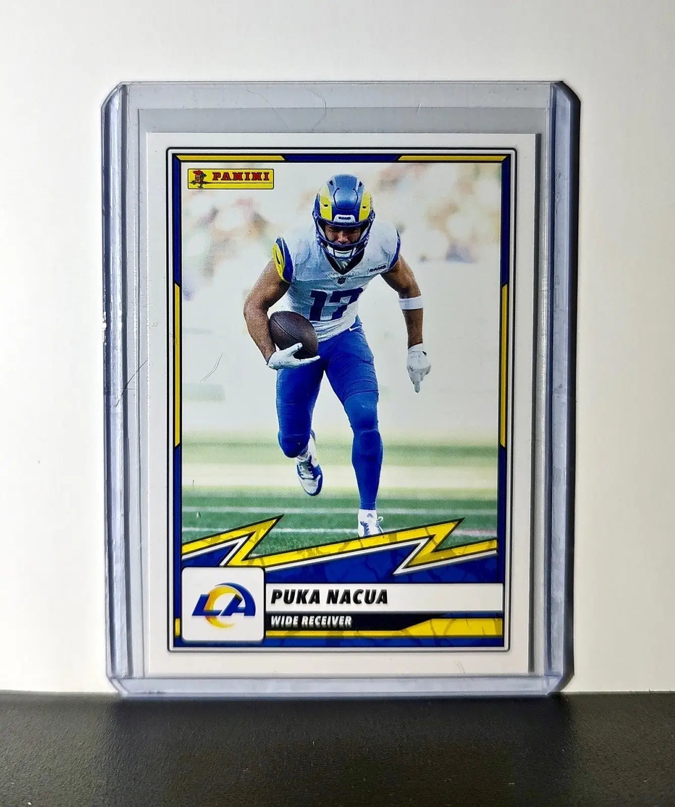 Puka Nacua 2025 Panini NFL #19 Sticker Card Los Angeles Rams