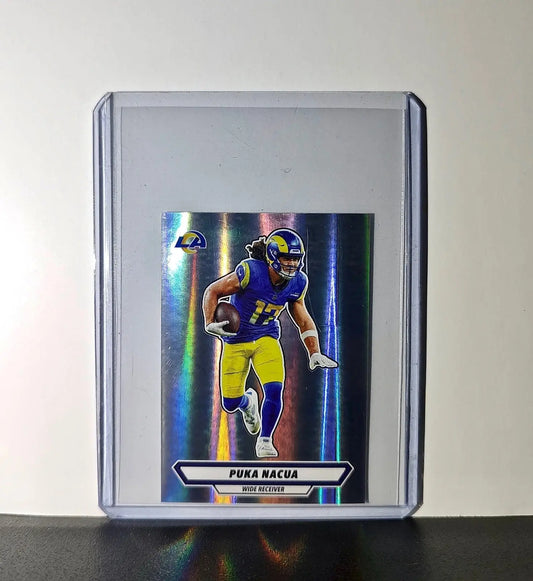 Puka Nacua 2025 Panini NFL #503 Foil Sticker Los Angeles Rams - Football Card Single