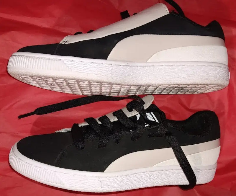 Puma Basket Crush Paris Black And White Women’s Sneakers US Women’s 7.5 Pre-Owne - Apparel