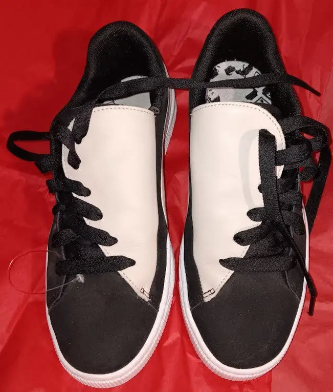 Puma Basket Crush Paris Black And White Women’s Sneakers US Women’s 7.5 Pre-Owne - Apparel