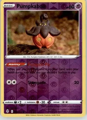 Pumpkaboo - Evolving Skies - 076/203 - Reverse Holo LP Pokemon - Pokémon Card Single