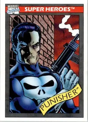 Punisher - 1990 Impel Marvel Universe - #47 - Non_sport - Marvel Card Single