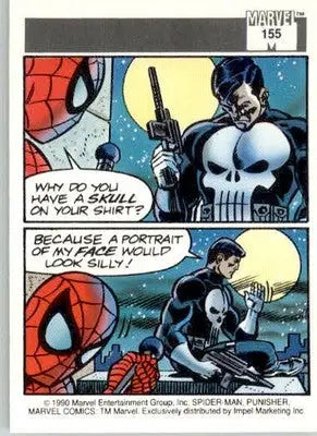 Punisher - Marvel 1990 Universe - 155 - Base NM - Marvel Card Single
