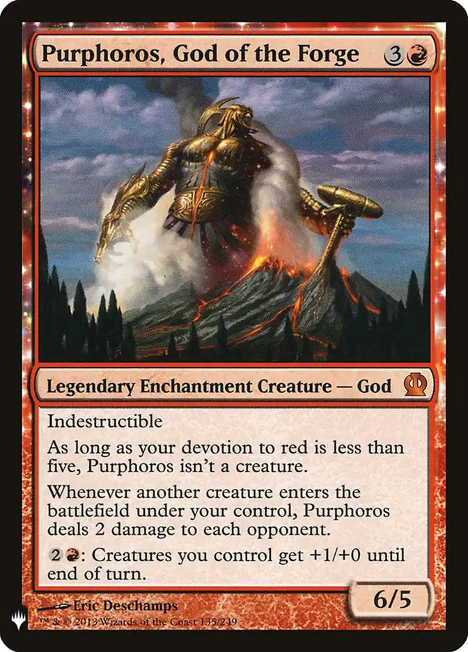 Purphoros God of the Forge [Mystery Booster] - Magic Card Single