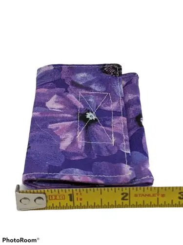 Purple Pansies Re-useable *gift card holder - General Merchandise