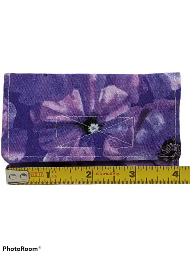 Purple Pansies Re-useable *gift card holder - General Merchandise