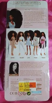 Purpose Toys Naturalistas LIYA African American Fashion Doll w/ Accessories NIP - Collectibles