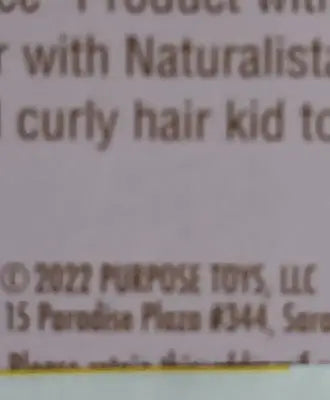 Purpose Toys Naturalistas LIYA African American Fashion Doll w/ Accessories NIP - Collectibles