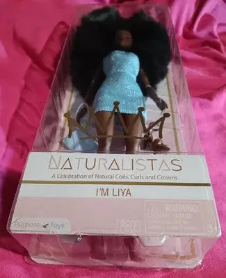 Purpose Toys Naturalistas LIYA African American Fashion Doll w/ Accessories NIP - Collectibles