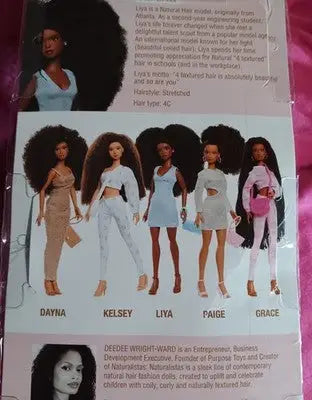 Purpose Toys Naturalistas LIYA African American Fashion Doll w/ Accessories NIP - Collectibles