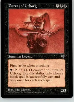 Purraj of Urborg - Mirage - LP Magic: The Gathering - Magic Card Single
