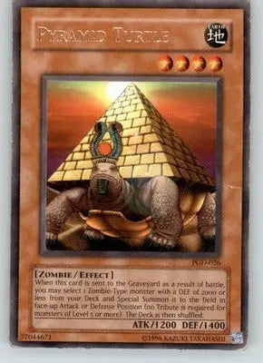 Pyramid Turtle - Pharaonic Guardian - PGD-026 - Heavily Played - TCG Card Single