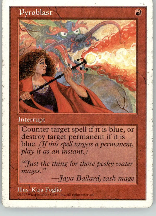 Pyroblast - Fifth Edition - MP Magic: The Gathering - Magic Card Single