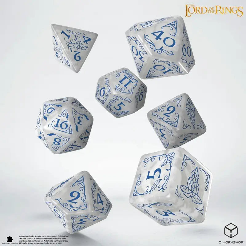 Q-Workshop The Lord of the Rings: Rivendell Dice Set - Stone - Other