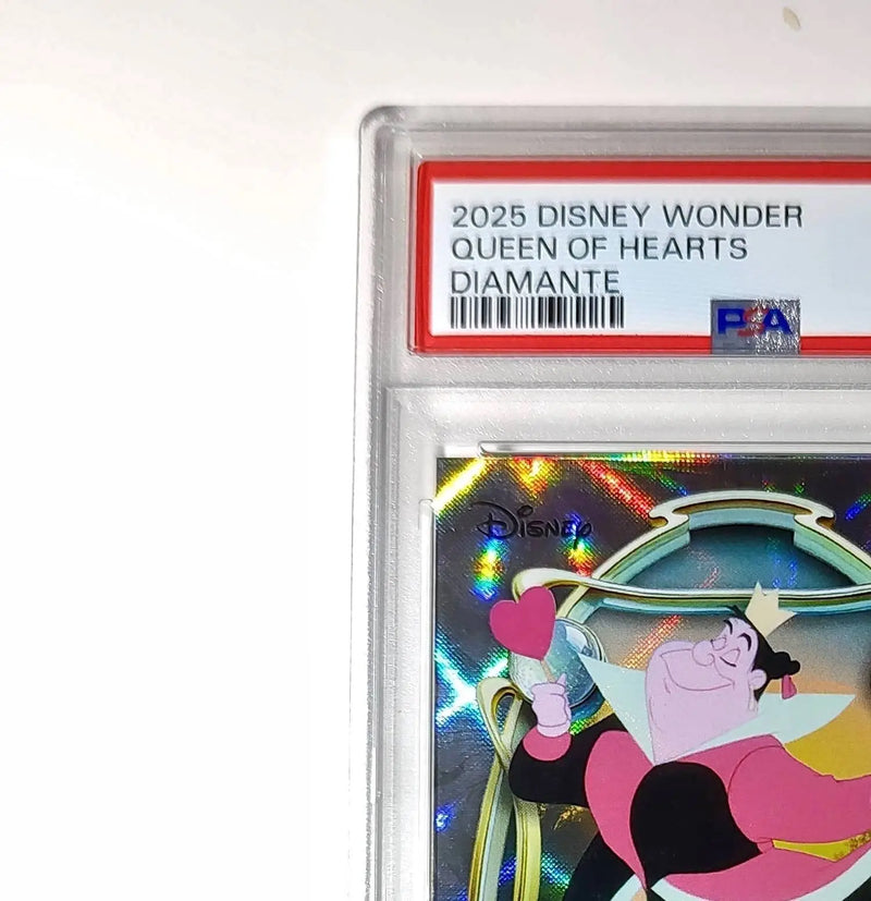 Queen of Hearts 2025 Topps Disney #18 Winter Variant Card Alice inland PSA 8 - Non-Sports Card Single