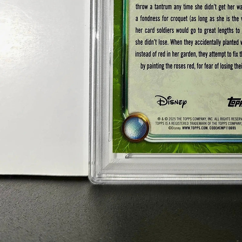Queen of Hearts 2025 Topps Disney Wonder #174 Card Alice in Wonderland PSA 10 - Non-Sports Card Single