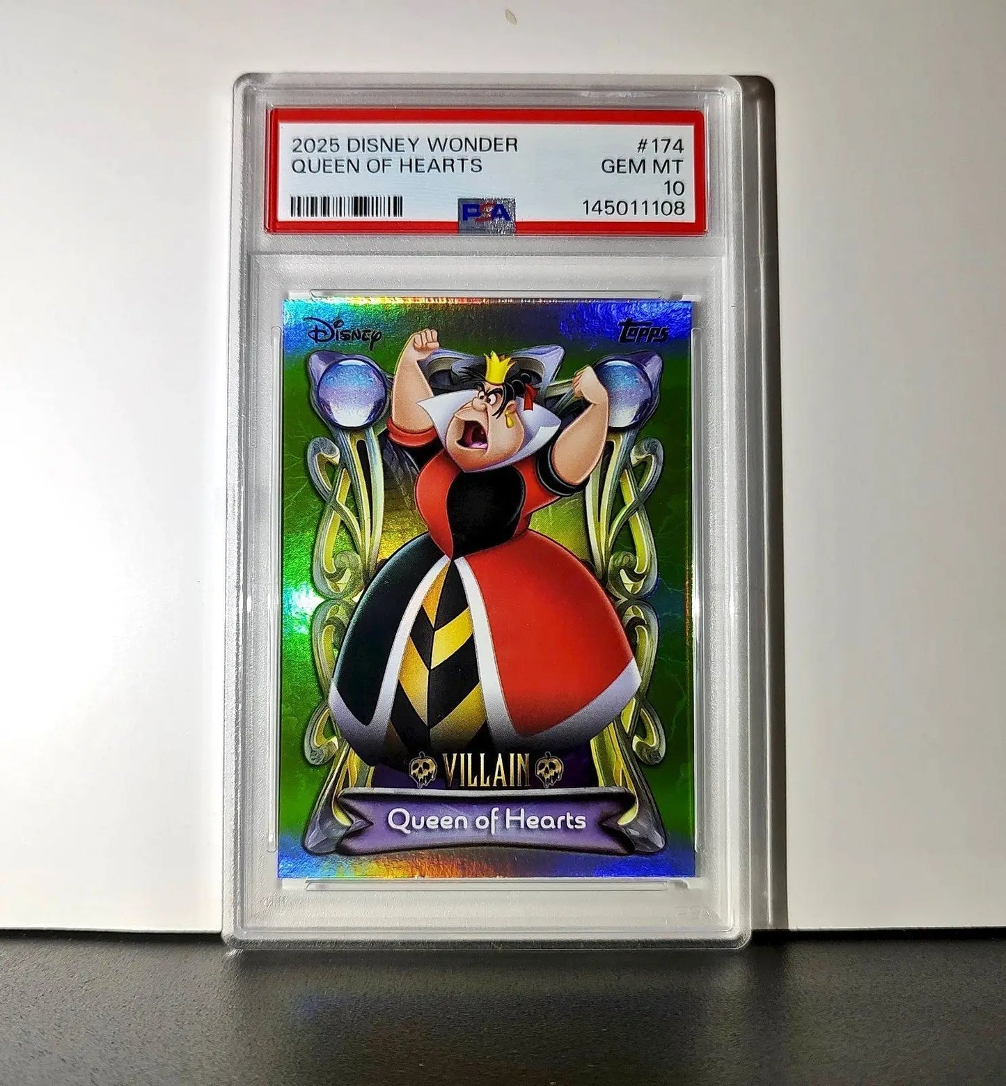 Queen of Hearts 2025 Topps Disney Wonder #174 Card Alice in Wonderland PSA 10 - Non-Sports Card Single