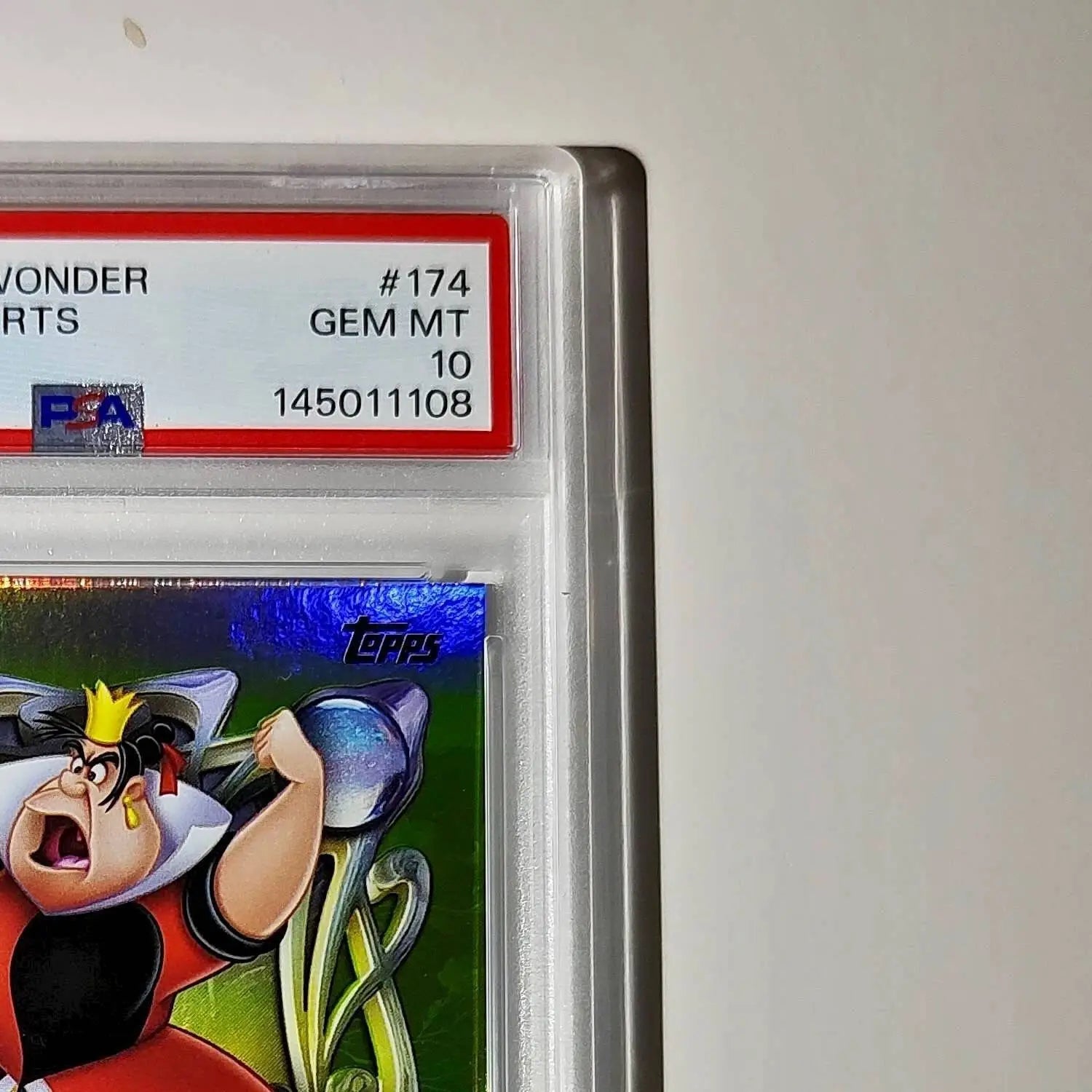 Queen of Hearts 2025 Topps Disney Wonder #174 Card Alice in Wonderland PSA 10 - Non-Sports Card Single