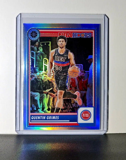 Quentin Grimes 2023-24 Panini Premium Stock NBA Hoops #216 Prizm Refractor Card - Basketball Card Single