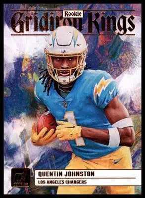 Quentin Johnston 2023 Donruss Rookie Gridiron Kings #RGK-8 Los Angeles Chargers - Football Card Single