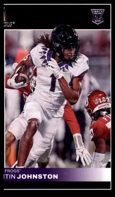 Quentin Johnston 2023 Panini Chronicles Draft Picks Pinnacle #6 TCU Horned Frogs - Football Card Single
