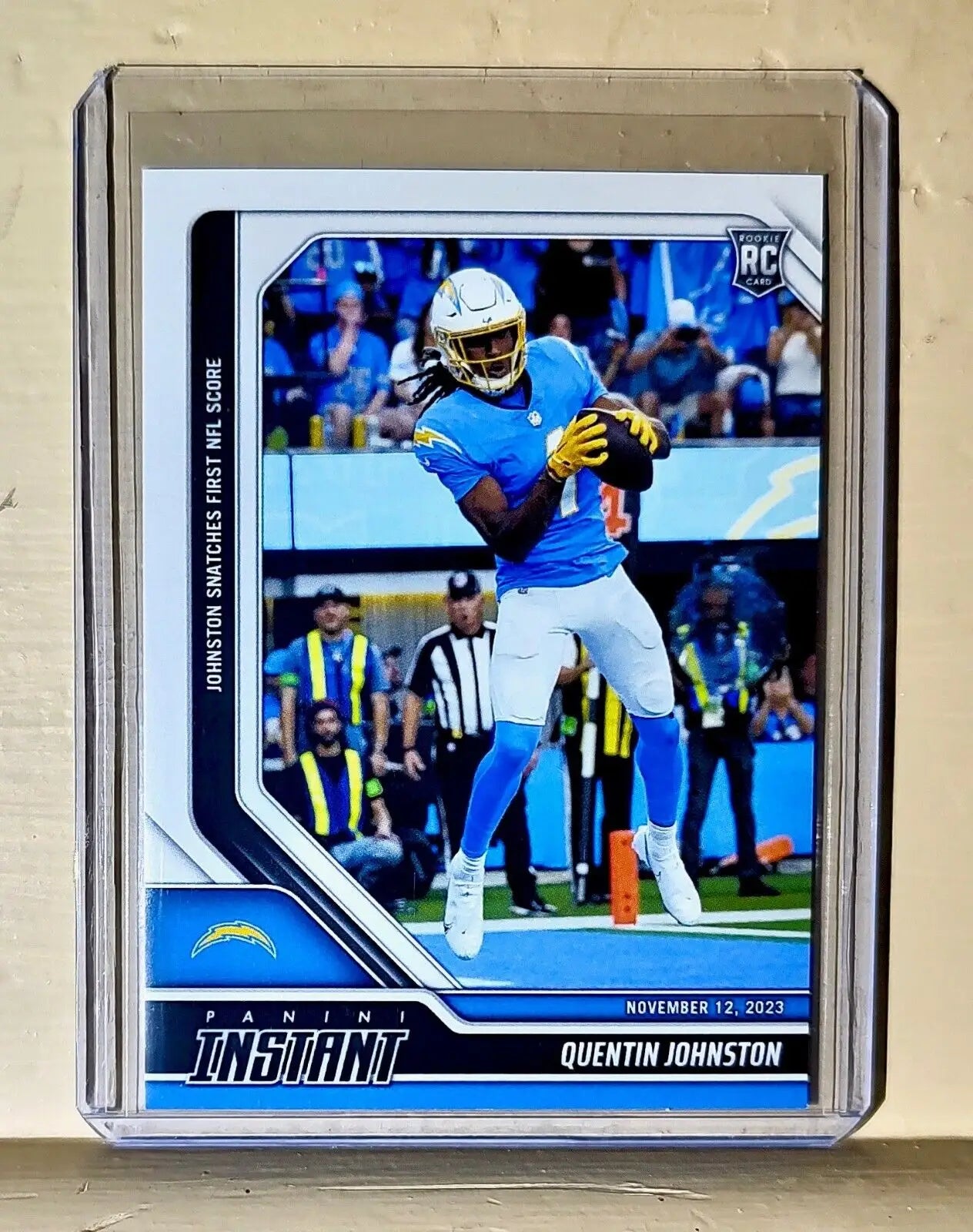 Quentin Johnston 2023 Panini NFL Rookie Football #44 Card 1 of 88 Chargers - Football Card Single