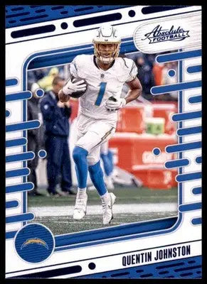 Quentin Johnston 2024 Panini Absolute Blue #60 Los Angeles Chargers - Football Card Single