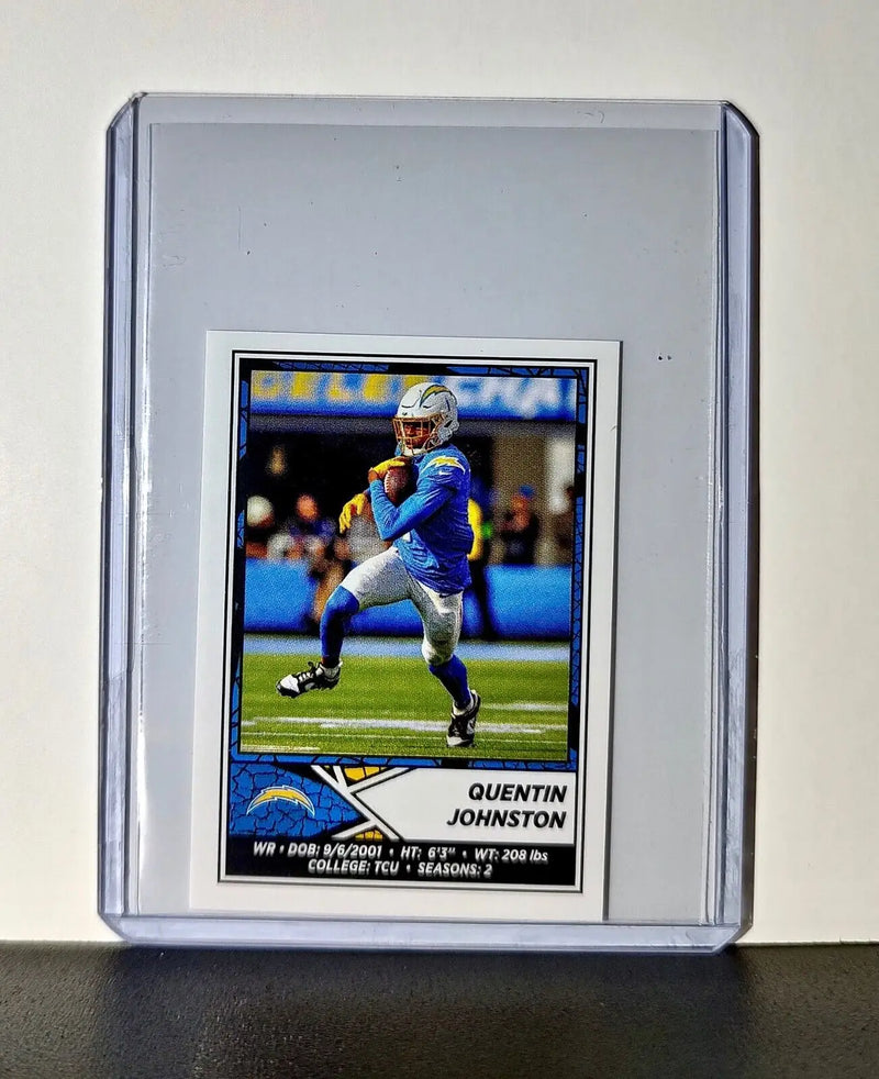 Quentin Johnston 2024 Panini NFL Sticker #286 Los Angeles Chargers