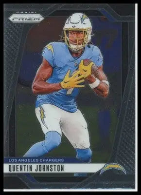 Quentin Johnston 2024 Panini Prizm #160 Los Angeles Chargers