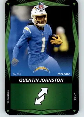 Quentin Johnston - 2024 UNO Elite Core Edition - Green - #085 - Football - Football Card Single
