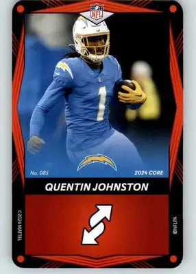 Quentin Johnston - 2024 UNO Elite Core Edition - Red - #085 - Football - Football Card Single
