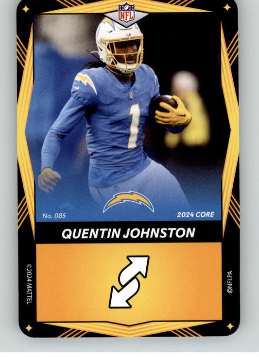 Quentin Johnston - 2024 UNO Elite Core Edition - Yellow - #085 - Football - Football Card Single