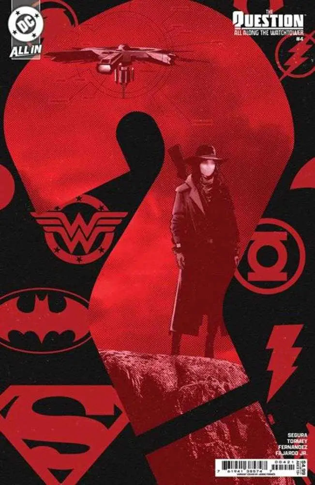 Comic book cover B Jorge Fornes Card Stock Variant for Question All Along The Watchtower #4