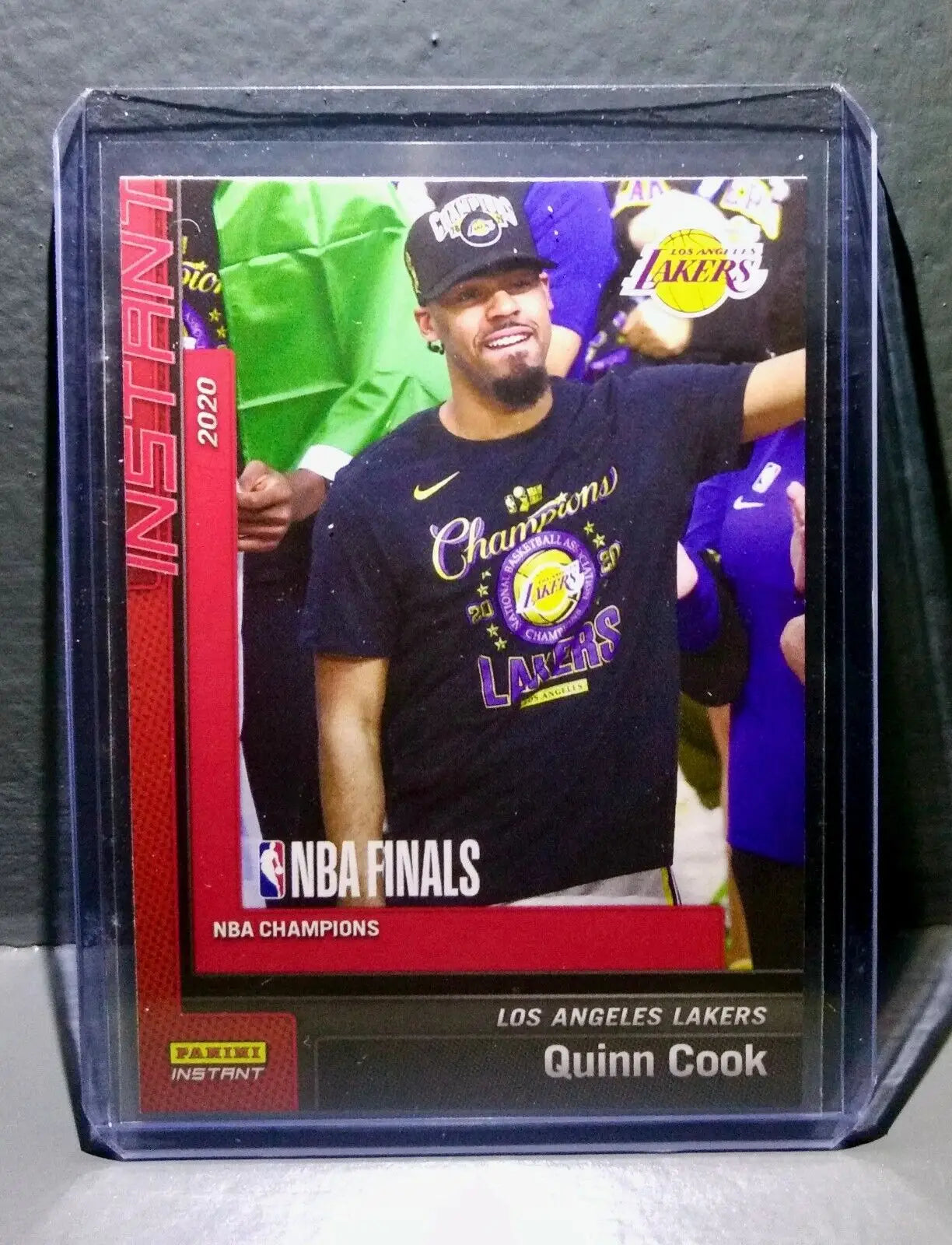 Quinn Cook 2020 Panini LA Lakers NBA Champions #7 Basketball Card - Basketball Card Single