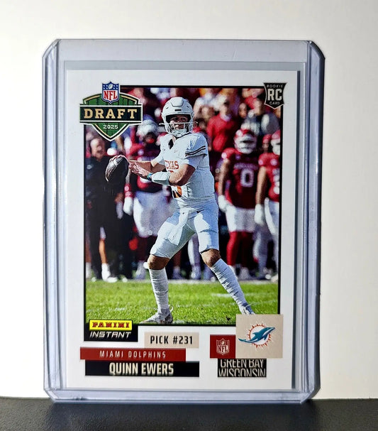 Quinn Ewers Rookie 2025 NFL Draft #37 Football Card Miami Dolphins 1 of 887 - Football Card Single