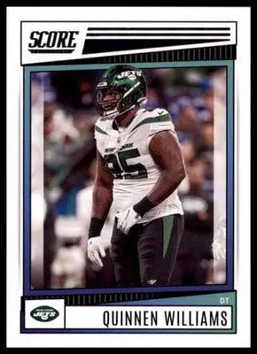 Quinnen Williams 2022 Score #297 New York Jets - Football Card Single