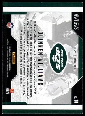 Quinnen Williams 2023 Score Sack Attack #10 New York Jets
